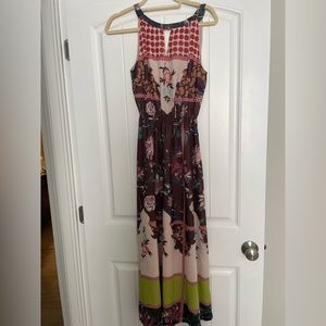 Vineet Bahl Anthropologie multicolored maxi dress